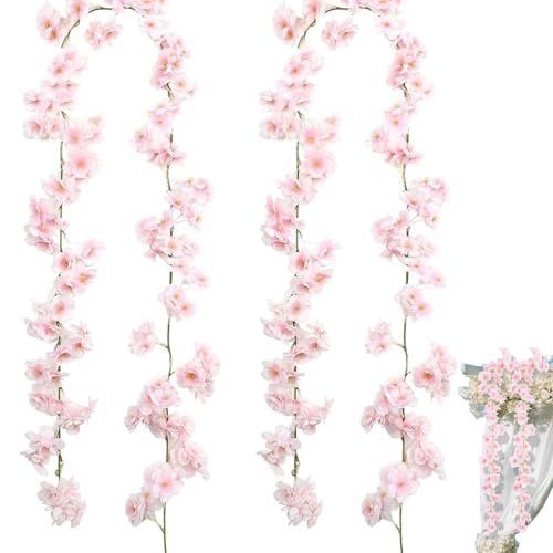 AONAYO 2er-Pack KirschblüTen Deko,KirschblüTen Blumengirlande,KüNstlich Rosa Deko,KirschblüTen-HäNgerattan Blumen Girlande,Geeignet FüR Hochzeiten,Partys,HäUser,GartenbogenwäNde AONAYO 2er-Pack KirschblüTen Deko,KirschblüTen Blumengirlande,KüNstlich Rosa Deko,KirschblüTen-HäNgerattan Blumen Girlande,Geeignet FüR Hochzeiten,Partys,HäUser,GartenbogenwäNde von AONAYO