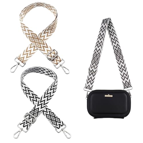 AONAYO 2er-Pack Schultergurt FüR Taschen,Taschengurte Zum Wechseln,Verstellbar Taschenband,Schulterriemen FüR Taschen Mit Karabiner,Verwendbar FüR UmhäNgetaschen,Handtaschen Und Tragetaschen AONAYO 2er-Pack Schultergurt FüR Taschen,Taschengurte Zum Wechseln,Verstellbar Taschenband,Schulterriemen FüR Taschen Mit Karabiner,Verwendbar FüR UmhäNgetaschen,Handtaschen Und Tragetaschen von AONAYO