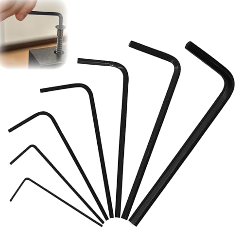 AONAYO 7er-Pack ImbusschlüSsel Satz Klein,0,7–3 Mm,Legierter Stahl SechskantschlüSsel,Mini SchraubenschlüSsel,ArchitektenschlüSsel Geeignet FüR MöBelmontage,Fahrradwartung,Installationsvorbereitung von AONAYO