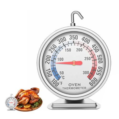 Backofenthermometer,Doppelskala Ofenthermometer,Analog Ofenthermometer FüR Backofen,Edelstahl Backofen Thermometer Innen,Geeignet FüR Backthermometer,Grillen,Kochen,Fleisch,Backwaren Backofenthermometer,Doppelskala Ofenthermometer,Analog Ofenthermometer FüR Backofen,Edelstahl Backofen Thermometer Innen,Geeignet FüR Backthermometer,Grillen,Kochen,Fleisch,Backwaren von AONAYO