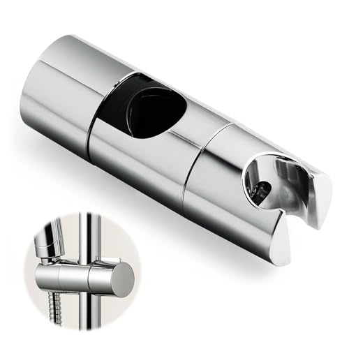 Duschkopfhalterung,Verstellbar 18–25 Mm Duschhalterung,Rostfrei Duschbrause Halterung,Kein Bohren Erforderlich Handbrause Halterung,Passend FüR Handbrausenhalter Mit Gleitstange,Drehbarer Brausehalter von AONAYO