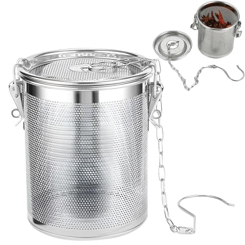 Gewürzsieb Aus Edelstahl,Gewürze Sieb Gewürzfilter,Für Tassen Und Kannen - Ideal Als Mehrweg Teebeutel - Gewürzei - Gewürzsieb - Teekugel - Teefilter, Spülmaschinenfest, Plastikfrei von AONAYO