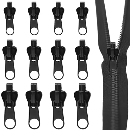 ReißVerschluss Reparatur Set,12 StüCk ReißVerschluss Zipper Kopfersatzteile,Abnehmbarer ReißVerschlusskopfhalter,Reisverschluss-Zipper Ersatz,Zipper FüR ReißVerschluss,FüR UniversalreißVerschluss ReißVerschluss Reparatur Set,12 StüCk ReißVerschluss Zipper Kopfersatzteile,Abnehmbarer ReißVerschlusskopfhalter,Reisverschluss-Zipper Ersatz,Zipper FüR ReißVerschluss,FüR UniversalreißVerschluss von AONAYO