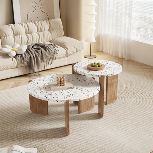 AONETIGER Moderner zusammensetzbarer Couchtisch, Beistelltisch, Couchtisch-Set für Wohnzimmer,Sofa-Beistelltisch und Balkon, 2er-Set AONETIGER Moderner zusammensetzbarer Couchtisch, Beistelltisch, Couchtisch-Set für Wohnzimmer,Sofa-Beistelltisch und Balkon, 2er-Set von AONETIGER