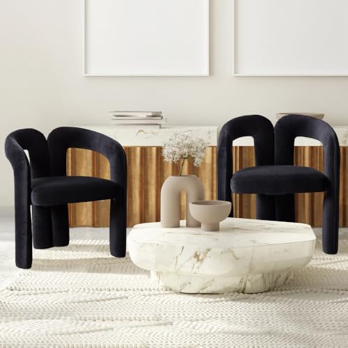 AONETIGERSamt Moderne Design Esszimmerstühle, gepolsterte dekorative Stühle/Esszimmerstühle/Eimer Seitenstühle, Wohnzimmer Küche Sessel 2-Stück/Satz Freizeitstühle AONETIGERSamt Moderne Design Esszimmerstühle, gepolsterte dekorative Stühle/Esszimmerstühle/Eimer Seitenstühle, Wohnzimmer Küche Sessel 2-Stück/Satz Freizeitstühle von AONETIGER