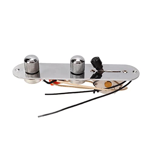 AONYAYBM Gitarren-Steuerplatte, Gitarren-Steuerplatte Eisen, Verbessert Den Ton, Vorverdrahtete Gitarren-Steuerplatte, Ersatz, Silber für Tele/Telecaster Sg E-Gitarren-Teile-Ersatz AONYAYBM Gitarren-Steuerplatte, Gitarren-Steuerplatte Eisen, Verbessert Den Ton, Vorverdrahtete Gitarren-Steuerplatte, Ersatz, Silber für Tele/Telecaster Sg E-Gitarren-Teile-Ersatz von AONYAYBM