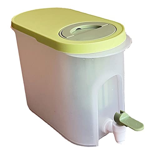AONYAYBM Kaltwasserkocher mit Wasserhahn Im Kühlschrank, 3,9 L Kühlschrank, Kaltwasserkocher mit Wasserhahn, Großes Fassungsvermögen, Hochtemperaturbeständiger Kunststoff-Wasserkocher für(Grün) von AONYAYBM