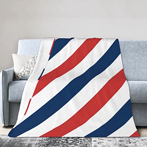 AOOEDM Barber Shop Flag Stripes Überwurfdecke Luxus-Überwurfdecke Ultraweiche Mikro-Fleece-Decke, perfekt für Herbst, Winter und Frühling AOOEDM Barber Shop Flag Stripes Überwurfdecke Luxus-Überwurfdecke Ultraweiche Mikro-Fleece-Decke, perfekt für Herbst, Winter und Frühling von AOOEDM