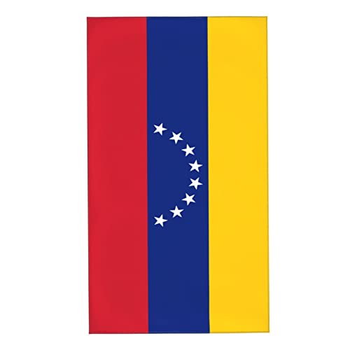 AOOEDM Flagge von Venezuela Handtuch 27,5 x 16 Zoll Saugfähiges Handtuch Superfeine Faser Badezimmer Waschlappen von AOOEDM