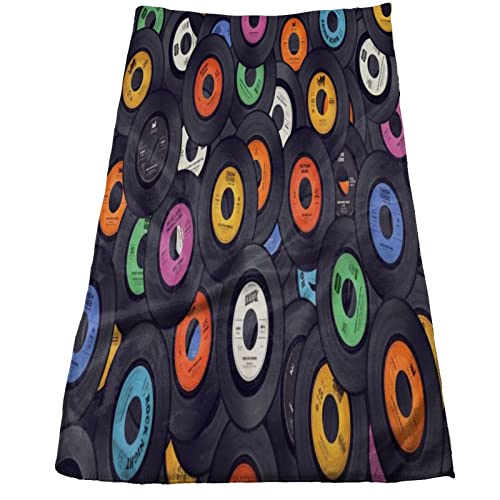 AOOEDM Handtuch 12 x 27,5 Zoll Schallplatten Musikalbum Retro Sixties Disco Handtücher Mikrofasertücher Sporttücher AOOEDM Handtuch 12 x 27,5 Zoll Schallplatten Musikalbum Retro Sixties Disco Handtücher Mikrofasertücher Sporttücher von AOOEDM