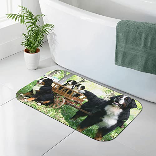 AOOEDM Kieselgur-Matte mit Aufdruck „Hundefamilie, Kieselgur-Duschmatte, schnell trocknende, rutschfeste Badematte, 50 x 80 cm AOOEDM Kieselgur-Matte mit Aufdruck „Hundefamilie, Kieselgur-Duschmatte, schnell trocknende, rutschfeste Badematte, 50 x 80 cm von AOOEDM