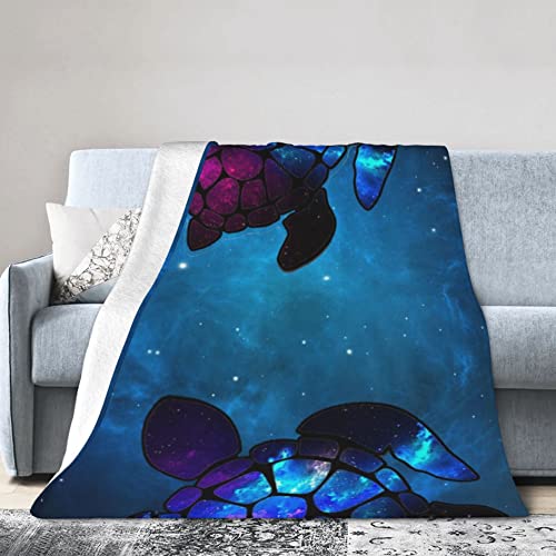 AOOEDM Sea Turtle Galaxy Blanket Blankets in All Seasons Superweiche Plüschdecke für Winterbettwäsche Sofa 50"x40" AOOEDM Sea Turtle Galaxy Blanket Blankets in All Seasons Superweiche Plüschdecke für Winterbettwäsche Sofa 50"x40" von AOOEDM