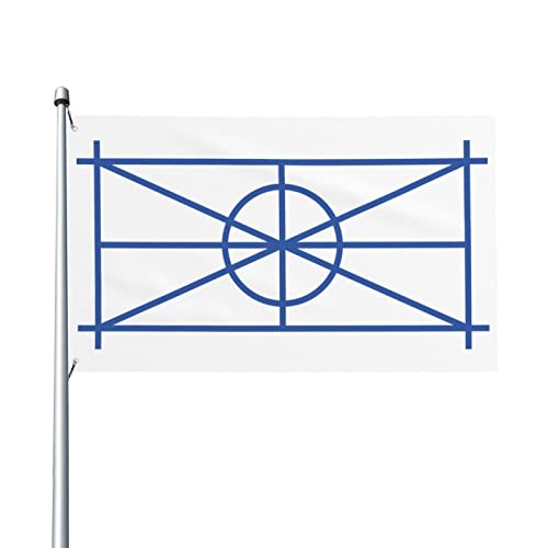 Aromanian Flag Flag 3x5 Feet Patio Garden Rasen Willkommensdekoration Banner Indoor Home Party Flags von AOOEDM