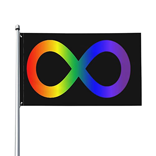 Autism Pride Flag 3X5 Ft – UV-beständig – Garten Yard Flag Outdoor Flag mit Ösen von AOOEDM