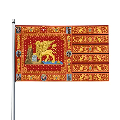 Flagge der Republik Venedig (1659-1675) Flagge 3 x 5 Fuß Terrasse Garten Rasen Willkommen Dekoration Banner Indoor Home Party Flaggen von AOOEDM