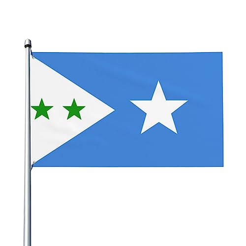 Galmudug-Flagge des Staates Somalia, 90 x 150 cm, UV-beständig, langlebig, hochwertige Dekoration, für Hof, Innenbereich, Garten, Banner von AOOEDM