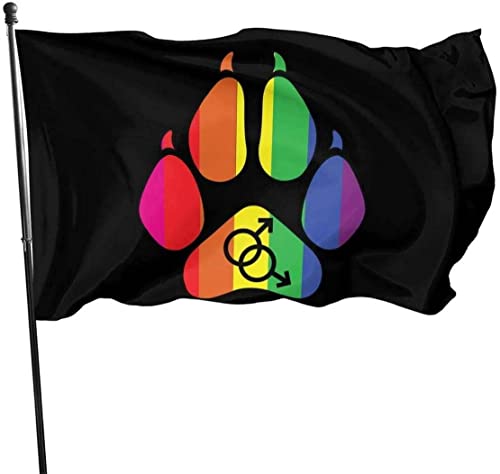 Gay Furry Pride Flag 3 x 5 Ft einseitiger Druck Welcome Family Flag Banner Gay Furry Pride Flag 3 x 5 Ft einseitiger Druck Welcome Family Flag Banner von AOOEDM