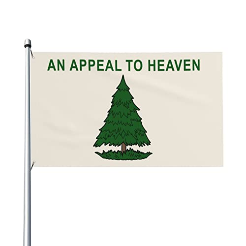 an-Appeal-to-Heaven-Pine-Tree-Flagge 9,1 x 1,5 m – UV-beständig – Garten-Flagge im Freien mit Ösen an-Appeal-to-Heaven-Pine-Tree-Flagge 9,1 x 1,5 m – UV-beständig – Garten-Flagge im Freien mit Ösen von AOOEDM