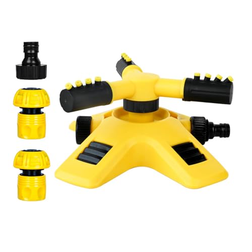 AOOOWER 360 Grad Kreisregner Große Fläche Garten Sprinkler Garten Bewässerung Rotierender Wassersprinkler von AOOOWER
