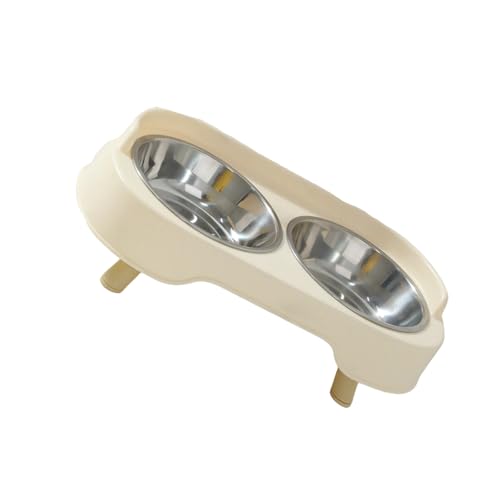 AOOOWER Edelstahl Haustier Futter Wasser Schüssel Set Sofa Mit Basiskatzen Haus Verwenden Fütterung Großer Kapazität Doppelsofa Design Katzen AOOOWER Edelstahl Haustier Futter Wasser Schüssel Set Sofa Mit Basiskatzen Haus Verwenden Fütterung Großer Kapazität Doppelsofa Design Katzen von AOOOWER