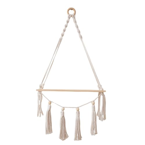 AOOOWER Elegantes handgewebtes Wandregal, Pflanzenaufhänger, Wandaufhängung, Pflanzenhalter, gewebtes Baumwollregal für Zuhause AOOOWER Elegantes handgewebtes Wandregal, Pflanzenaufhänger, Wandaufhängung, Pflanzenhalter, gewebtes Baumwollregal für Zuhause von AOOOWER