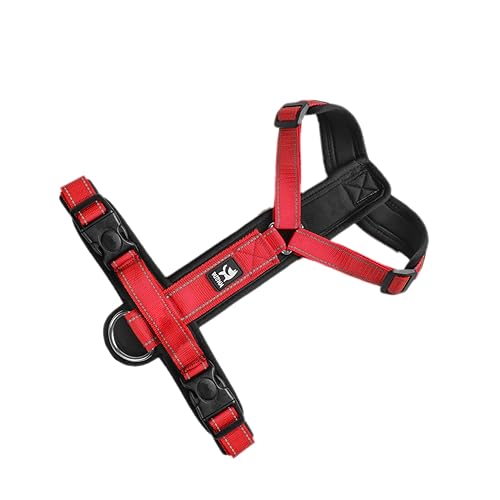 AOOOWER Fashion Dogs Gurt Leinen Einstellbare Nylon Haustier Brust Rücktrktion Seil Reflektierende Stiche Katze Leitet Haustierversorgungen Hundeleine von AOOOWER