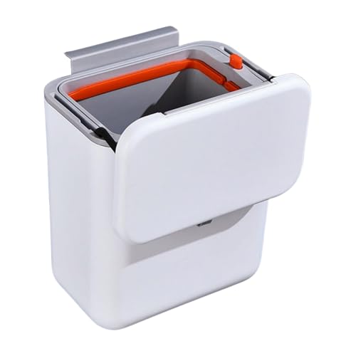 AOOOWER Hängender Küchenabfalleimer mit Deckel, 9 l, große Kapazität, Komposteimer für unter der Spüle bzw AOOOWER Hängender Küchenabfalleimer mit Deckel, 9 l, große Kapazität, Komposteimer für unter der Spüle bzw von AOOOWER