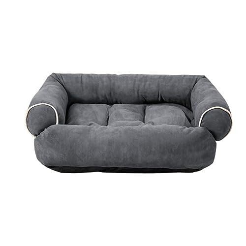 AOOOWER Haustierbett Mit Abnehmbarem Kissen Weiche Und Schöne Nicht rutschfeste Hundekorbsofa Abnehmbarer Kissennestsofa Für Große Hunde AOOOWER Haustierbett Mit Abnehmbarem Kissen Weiche Und Schöne Nicht rutschfeste Hundekorbsofa Abnehmbarer Kissennestsofa Für Große Hunde von AOOOWER