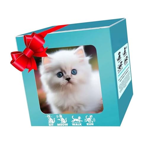 AOOOWER Intelligence Katzen Begleiter Plüschspielzeug Mit Bellender Schwanzwedel Traktionsseil Design Für Kleinkind Lernen Kinderspielzeug Zum Kleinkind Zu Kriechen AOOOWER Intelligence Katzen Begleiter Plüschspielzeug Mit Bellender Schwanzwedel Traktionsseil Design Für Kleinkind Lernen Kinderspielzeug Zum Kleinkind Zu Kriechen von AOOOWER