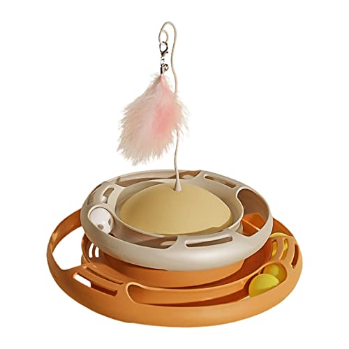 AOOOWER Kätzchen Feder Spielzeug Rotary Katze Teaser Interaktiver Haustier Innenkatzen Jagd Bälle Wildbecher Katzengeschenke Für Hundekatzen Spielzeug AOOOWER Kätzchen Feder Spielzeug Rotary Katze Teaser Interaktiver Haustier Innenkatzen Jagd Bälle Wildbecher Katzengeschenke Für Hundekatzen Spielzeug von AOOOWER