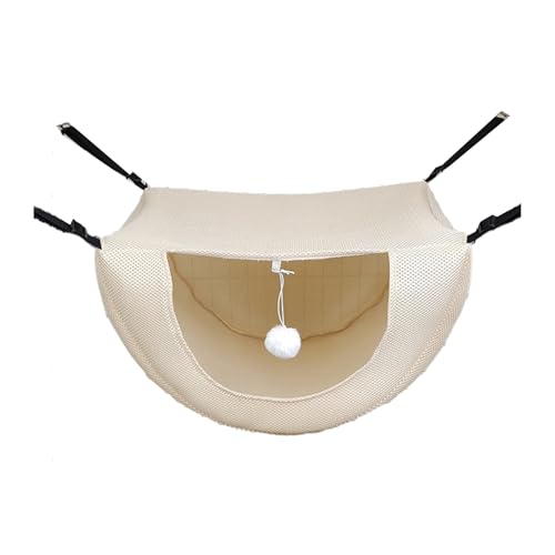 AOOOWER Katze Hanging Hängematte Kleines Kätzchen Mesh Schwung Bett Mit Hängenden Haken Für Haustiere Kätzchen Kleine Haustiere Haus Accessoires Atmungsaktiv Weich von AOOOWER