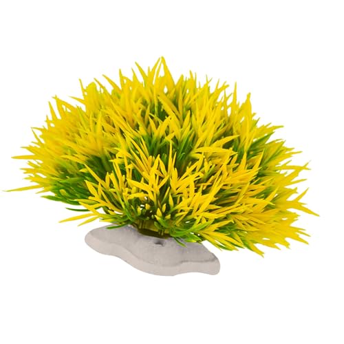 AOOOWER Realistische Kunstpflanze Aquarien Simulation Pflanze Wassergras Ornamente für Wohnzimmer oder Büro von AOOOWER