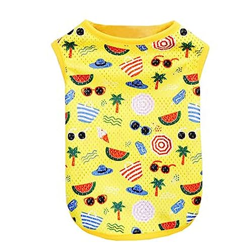 AOOOWER Sommerhunde Kühlweste Mit Cartoon Print Haustier Freien Und Atmungsaktives Netz Mit Atmungsaktiven Hunden Haustier Mesh AOOOWER Sommerhunde Kühlweste Mit Cartoon Print Haustier Freien Und Atmungsaktives Netz Mit Atmungsaktiven Hunden Haustier Mesh von AOOOWER