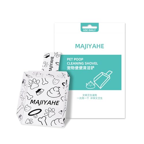 AOOOWER Tragbarer Poop Schaufel Hundeabfall Reiniger Mit Bag Einwegkarton Scoops & Kombination Für Outdoor Mit Walk Tragbarer Sauberer Welpe Kleine Hunde Große Hunde Rasse Rasse von AOOOWER