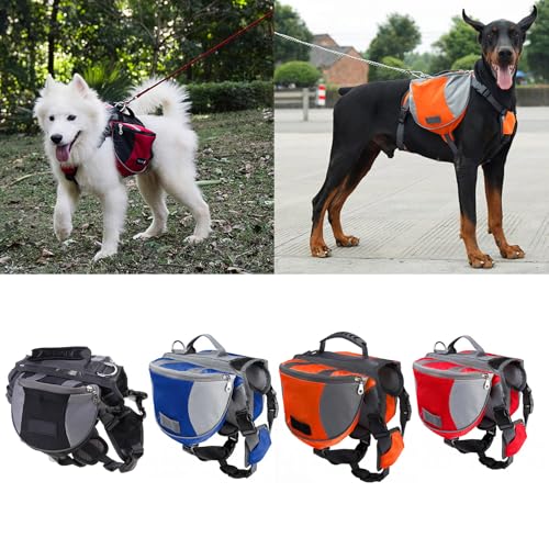 AOOOWER Verstellbare Haustier Welpen Selbstträger Sattle Bag Rucksack Für Hundeausbildung Freien Mit Taschensatteltaschen Rucksack AOOOWER Verstellbare Haustier Welpen Selbstträger Sattle Bag Rucksack Für Hundeausbildung Freien Mit Taschensatteltaschen Rucksack von AOOOWER