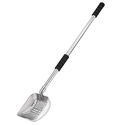 Abnehmbares Metall Für Katzenstreu Schaufel Tiefes Nicht Schlupfschaum Gepolstert Langgang Sifter Hunde Pooper Pet Supplies Katzenstreu Scooper Metall Strong von AOOOWER