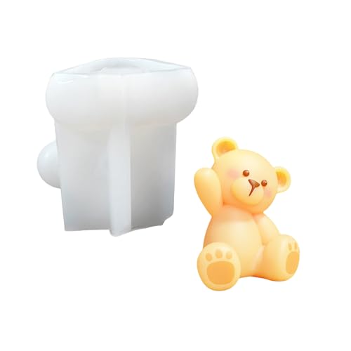 Bären Silikonform Kerzenform Seife Formen Backformen Epoxidharzformen Plastern Formen Für Die Kerzenherstellung von AOOOWER