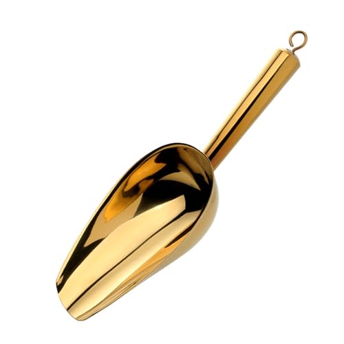 Edelstahl Eisschaufeln Ergonomischer Griff Effizient Schaufel Eis Getreide Nuss Schaufel Handling Tool mit Haken Haken Edelstahl Schaufel für und Küche Gebrauch von AOOOWER