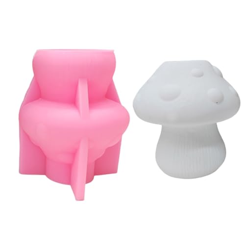 Einzigartige Handwerksform Vase Formen Pilzform Kerzenhalter Formen Silikonpflanzerformen für Blumenvase geeignet von AOOOWER