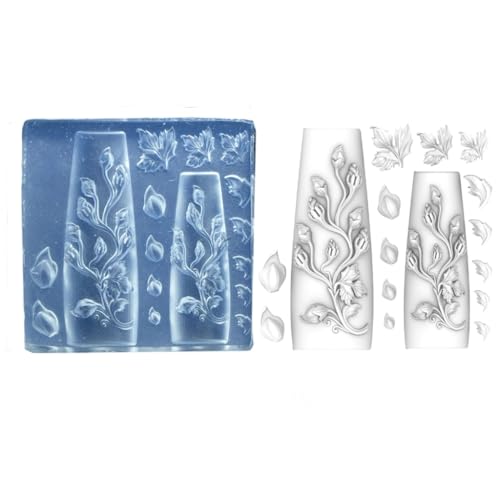 Flexible Silicone Carving Flower Nail Art Mold for Crafting Intricate 3D Floral Designs in DIY Nail Projects von AOOOWER