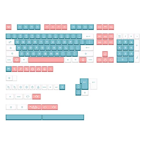 Keycap PBT Standard Dye Sublimation Keycap 139Keys XDA Profile For Mechanical Keyboard Key DZ60 RK61 64 GK61 Dye Sub Keycaps von AOOOWER