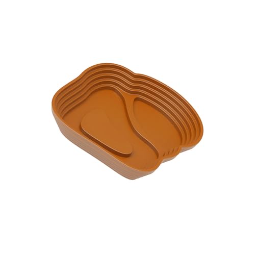 Step Design Reptilien Badeschale Terrarien Becken für Schildkröten Eidechsen Fütterung Einweichen Bad Pool mit Rampen Reptilien Sonnenbaden und Futterstation von AOOOWER