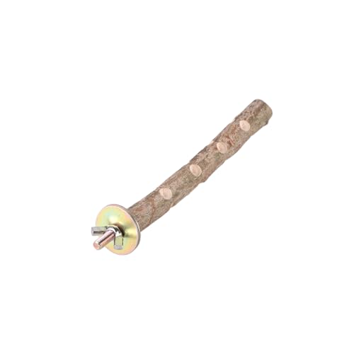 Vogelsitzstange aus Naturholz für Papageien, Sittiche, Schleifkratzer für kleine Papageien, Spielzeug Vogelsitzstange aus Naturholz für Papageien, Sittiche, Schleifkratzer für kleine Papageien, Spielzeug von AOOOWER