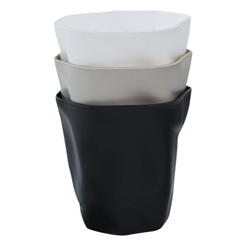 AOOPOO 3 Stück Klein Tischmülleimer, Mini Mülleimer Stifthalter, Unregelmäßig Kleiner Abfalleimer Papiereimer, Papierkorb aus Kunststoff für Büro Schlafzimmer Schreibtisch Schminktisch AOOPOO 3 Stück Klein Tischmülleimer, Mini Mülleimer Stifthalter, Unregelmäßig Kleiner Abfalleimer Papiereimer, Papierkorb aus Kunststoff für Büro Schlafzimmer Schreibtisch Schminktisch von AOOPOO