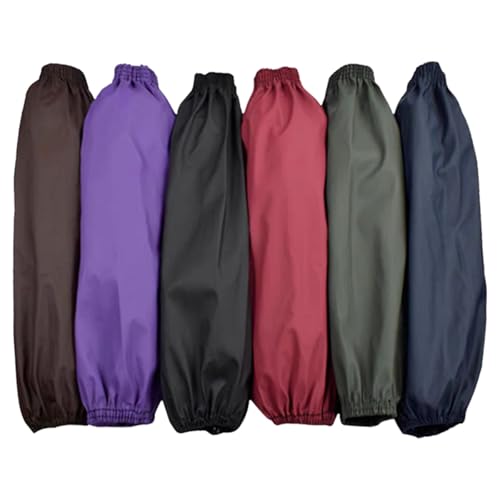 AOOPOO 6 Paar wasserdichte Arm Ärmel Abdeckungen PU Öldichte Öldicht Arm Protector Ärmelschonern Unterarm Schutz Umfasst Protector für Küche Reinigung Waschen Malerei Kochen Hund Pflege von AOOPOO