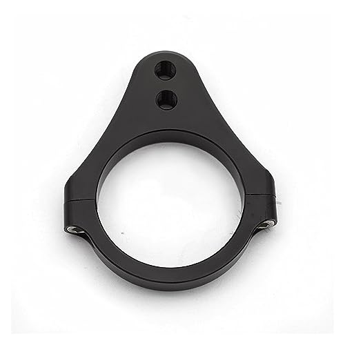 Sicherheitssteuerung Linear Umgekehrte Universal 31-54mm Lenkungsdämpfer Halterung Gabel Klemme Unterstützung Halter Für Motorrad Racing Motorrad Straße ATV Elektrische Roller ( Farbe : Black 54mm ) von AOOSIR