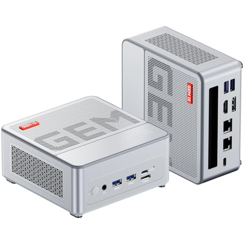 AOOSTAR GEM12 7840HS Mini PC Computer, Ryzen 7 7840HS 32GB DDR5 RAM 1TB M.2 2280 PCIE4.0 SSD Persönlich Mini Desktop PC Silber, 1 x OCULINK/1 x USB4/1 x HDMI2.1/1 x DP 1.4, 2 x 2.5G RJ45 AOOSTAR GEM12 7840HS Mini PC Computer, Ryzen 7 7840HS 32GB DDR5 RAM 1TB M.2 2280 PCIE4.0 SSD Persönlich Mini Desktop PC Silber, 1 x OCULINK/1 x USB4/1 x HDMI2.1/1 x DP 1.4, 2 x 2.5G RJ45 von AOOSTAR