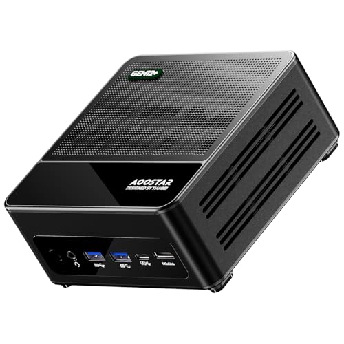 AOOSTAR GEM12+ AMD R7 PRO 8845HS Mini PC, 32GB DDR5 RAM 1T M.2 PCIE4.0 SSD Mini Gaming PC, Mini Computer mit OCULINK/ 4K 4-Display/2*USB4/HDMI2.1/DP 1.4/BT5.2/2x 2,5G RJ45 für Schule/Zuhause/Büro AOOSTAR GEM12+ AMD R7 PRO 8845HS Mini PC, 32GB DDR5 RAM 1T M.2 PCIE4.0 SSD Mini Gaming PC, Mini Computer mit OCULINK/ 4K 4-Display/2*USB4/HDMI2.1/DP 1.4/BT5.2/2x 2,5G RJ45 für Schule/Zuhause/Büro von AOOSTAR