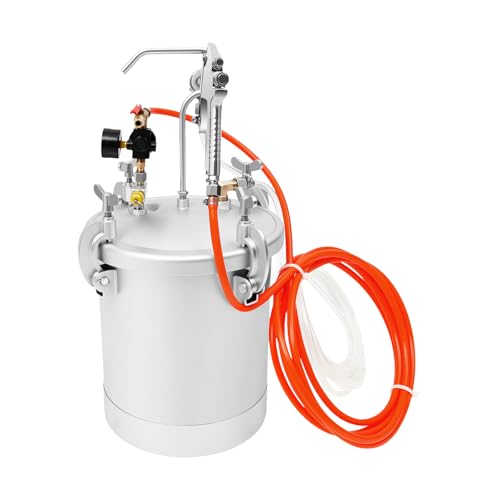 AOOUNGM 10L Druckbehälter mit 3.0mm Düse und Haken, Druckbehälter mit Sicherheitsventil und Barometer, Luftfarbspritzgerät für Wände und Stahlkonstruktione AOOUNGM 10L Druckbehälter mit 3.0mm Düse und Haken, Druckbehälter mit Sicherheitsventil und Barometer, Luftfarbspritzgerät für Wände und Stahlkonstruktione von AOOUNGM