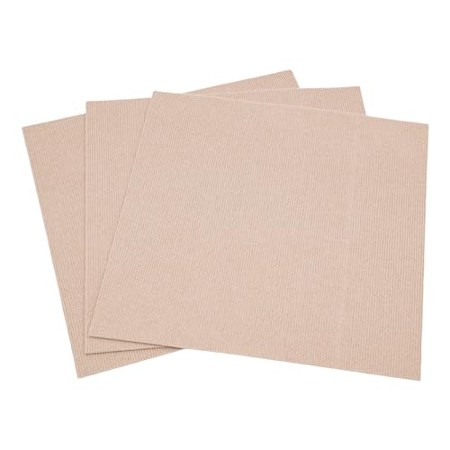 AOOUNGM 20 Stück Teppichfliesen, 50.8 x 50.8 cm Fliesen Selbstklebend, Adsorptionstyp selbstklebender Teppich, Selbstklebend Gewerbe Teppichboden (Beige-Kamel) von AOOUNGM